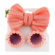 Personalized girl fashion glasses, baby headband set, sun visor - V.I.P Digital Presence