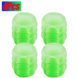 Tapa de válvula luminosa para neumático de coche, para vehículo eléctrico, motocicleta, boquilla de aire, cubierta luminosa para válvula de núcleo, universal