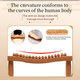 Handheld 34 Beads Home Massaging Device wood stick massage tool Body Massage Wooden Guasha Tool for Relaxation - V.I.P Digital Presence