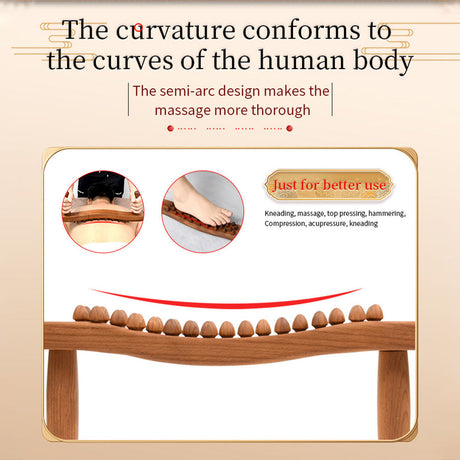 Handheld 34 Beads Home Massaging Device wood stick massage tool Body Massage Wooden Guasha Tool for Relaxation - V.I.P Digital Presence