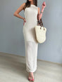 Openwork Slit Round Neck Cover-Up - V.I.P Digital Presence