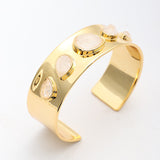 Classic crystal cashemire water drop open bracelet versatile advanced ins - V.I.P Digital Presence