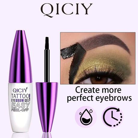 Tear off eyebrow cream is waterproof, sweat resistant, easy to apply, anti smudging, tear off eyebrow adhesive - V.I.P Digital Presence