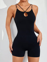 Spaghetti Strap Crisscross Romper - V.I.P Digital Presence