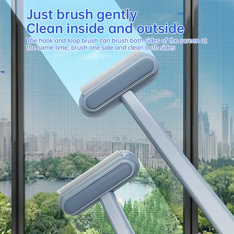 3-in-1 Pet Hair Remover Brush: Long-handle window & pet fur cleaning tool for cat/dog hair. - V.I.P Digital Presence