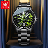 Men's wheel hub rotating fashionable and waterproof quartz watch - V.I.P Digital Presence