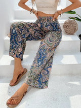 Printed Wide Leg Pants - V.I.P Digital Presence