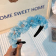 Fashionable fabric flower stamen flower hair hoop for women - V.I.P Digital Presence