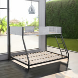 Full double-layer metal bed/heavy-duty sturdy metal/noise reduction/safety ventilation board guardrail - V.I.P Digital Presence