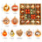 Christmas decoration 6cm electroplated ball plastic ball special-shaped painted Christmas ball gift Christmas tree pendant - V.I.P Digital Presence