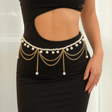 Fashionable retro star waist chain Waist chain metal street photography multi-layer pants chain - V.I.P Digital Presence