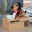 Automated Plastic Coin Bank in Panda/Cat Shape - Electronic Deposit, Savings for Kids, Great Gift - V.I.P Digital Presence