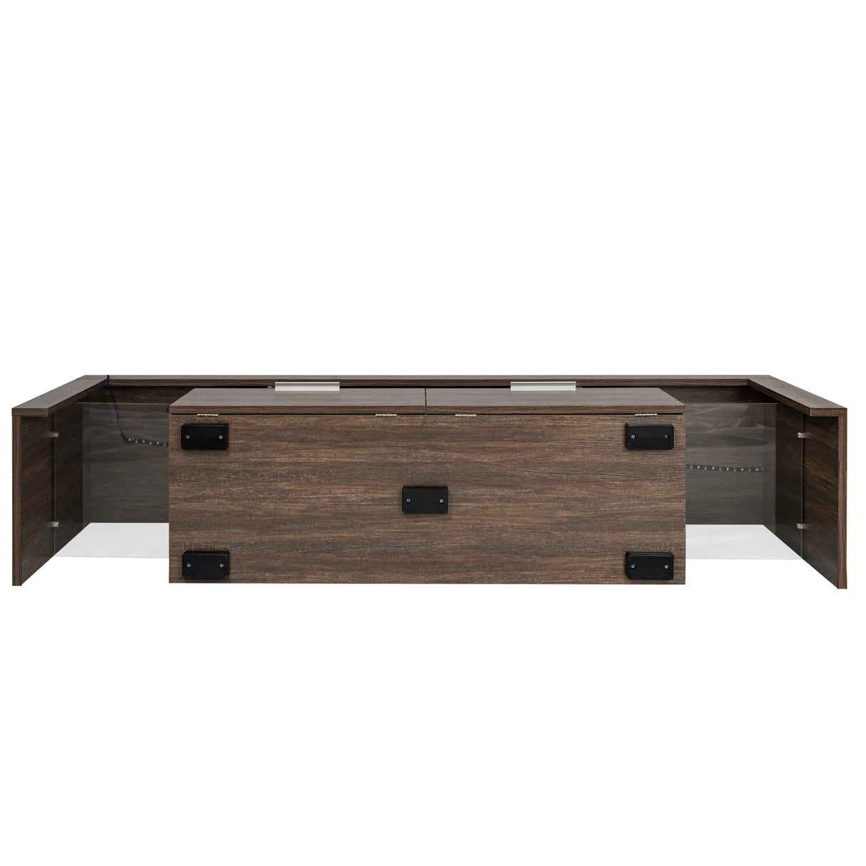 20 minutes quick assembly brown simple modern TV stand