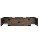 20 minutes quick assembly brown simple modern TV stand
