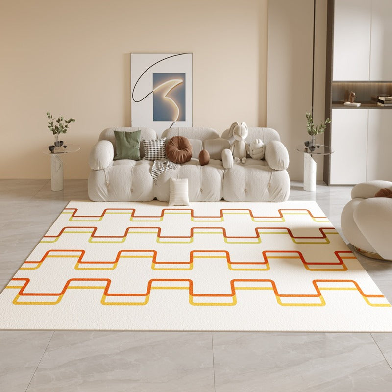 Simple Rainbow Children's Room Climbing Rug Water-Absorbent Non-Slip Imitation Cashmere Carpet - V.I.P Digital Presence