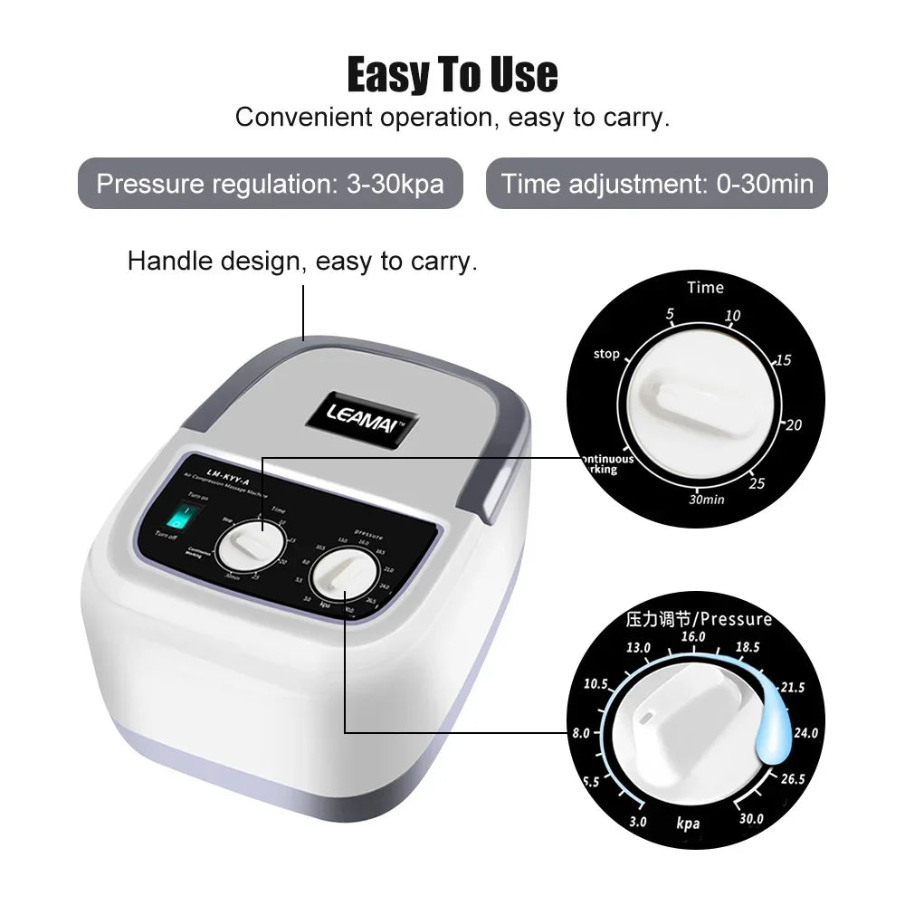 Massage Air Compression Sports Recovery Boots Foot Leg Air Pressure Massager Air Recovery Boots Pressotherapy - V.I.P Digital Presence