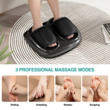Shiatsu foot massager, heating and deep massage therapy, air compression, vibration pain relief, and circulation - V.I.P Digital Presence