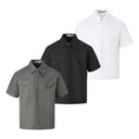 Embroidered short sleeved shirt men's loose shirt - V.I.P Digital Presence