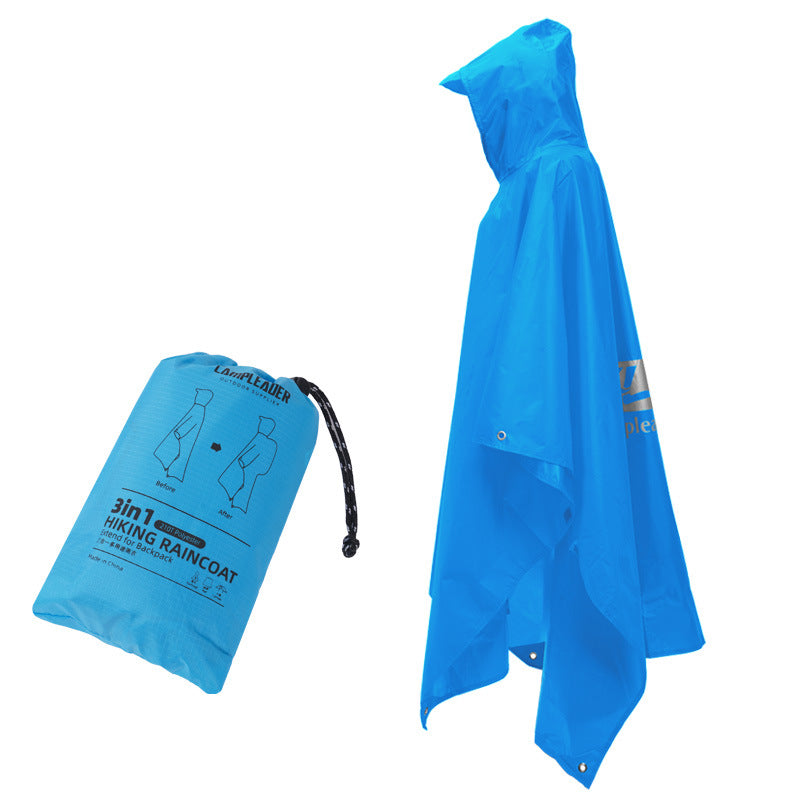 3 - in - 1 Waterproof Rain Poncho for Outdoor Use: Motorcycle, Camping, Hiking & Travel - V.I.P Digital Presence