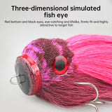 Palisandro Baby Rat Swimbait Bucktail - Muskie/Pike Lure, Hand - tied Deer Hair, Solid Body Fishing Rig - V.I.P Digital Presence