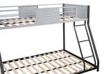Full double-layer metal bed/heavy-duty sturdy metal/noise reduction/safety ventilation board guardrail - V.I.P Digital Presence