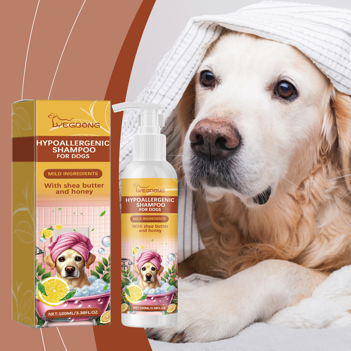 Shampoo For Dogs Gentle Cleansing Shampoo For Dog Hair Moist, Smooth And Tangle-Free - V.I.P Digital Presence