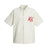 American Style Trendy Vertical Striped Embroidered Letter Short Sleeve Shirt Men's Loose Design Pockets Turn-Down Collar Shirt Summer - V.I.P Digital Presence