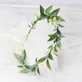 Minimalist Forest Flower Wreath Headflower Pregnant Women Spring Forest Shooting Green Plants Fresh Headwear Children's Festival Accessories - V.I.P Digital Presence