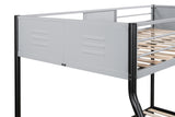 Full double-layer metal bed/heavy-duty sturdy metal/noise reduction/safety ventilation board guardrail - V.I.P Digital Presence