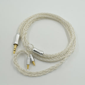 IE40PRO 8-core single crystal copper silver plated upgrade cable replacement cable headphone audio cable - V.I.P Digital Presence