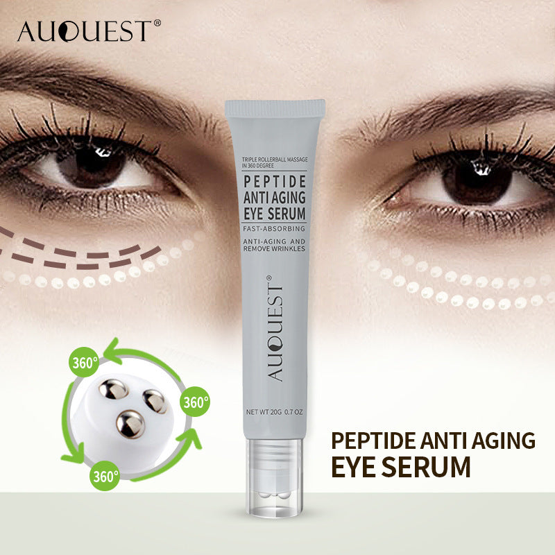 AUQUEST Polypeptide Eye Serum Cream Collagen Roller Eye Cream Massage Stick Dilute Eye Bag Eye Cream - V.I.P Digital Presence