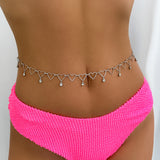 Simple and cold style round bead waist chain body chain sexy love single-layer waist chain accessory - V.I.P Digital Presence
