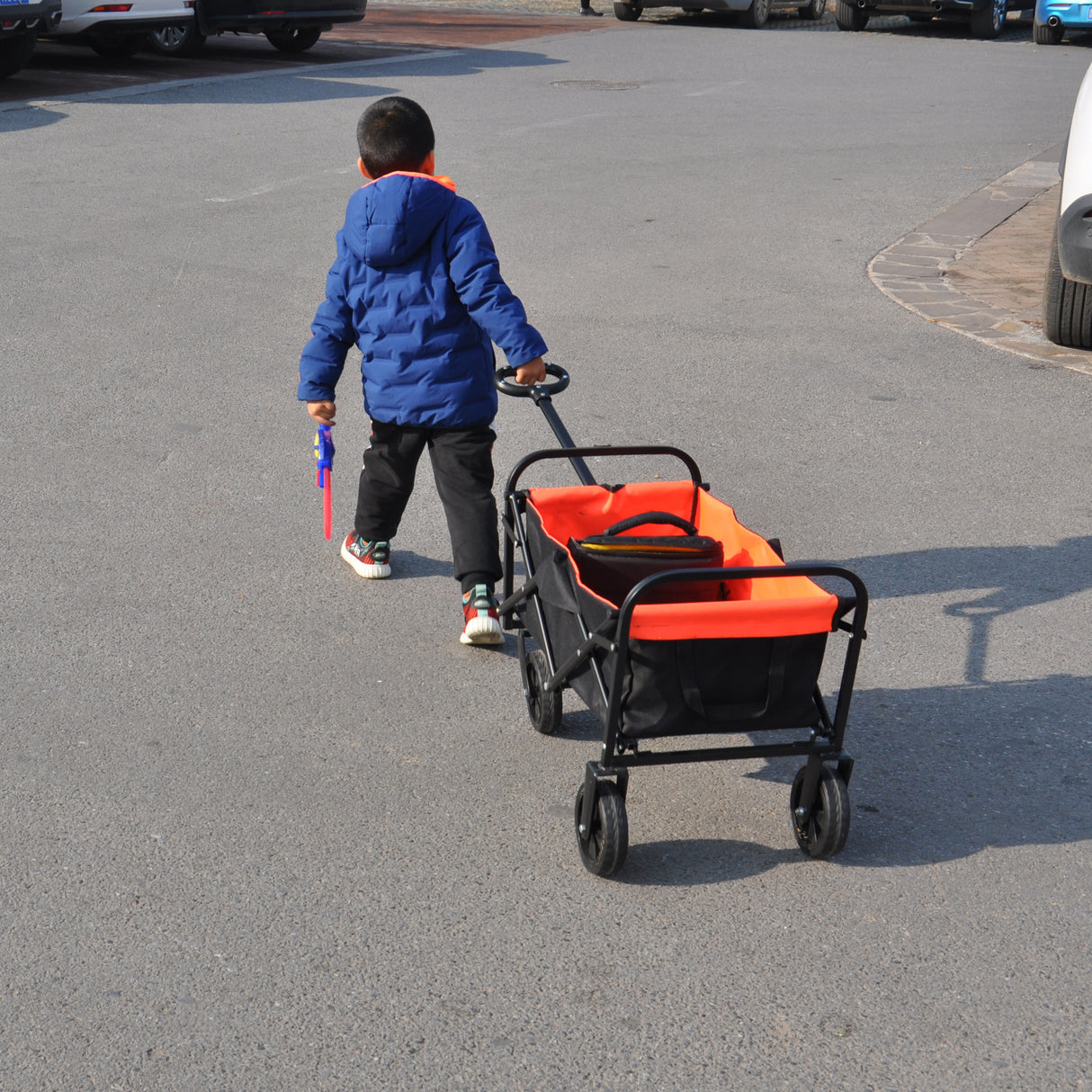 Folding Wagon Garden Shopping Beach Cart
