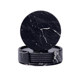 Creative PU leather coaster Exquisite insulated tea water cushion Square leather coaster - V.I.P Digital Presence