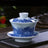 Ceramic set, three talents, covered bowl, old clay, retro kung fu tea set, tea bowl, underglaze tiger cup, Jingdezhen - V.I.P Digital Presence