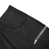 High Street Style Multi-Pocket Workwear Flared Trousers with Belt Design for Men - V.I.P Digital Presence