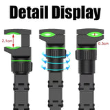 Car Phone Holder Multifunctional 360 Degree Rotatable Auto Rearview Mirror Seat Hanging Clip Bracket Cell Phone Holder for Car - V.I.P Digital Presence