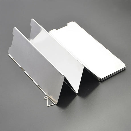 10 Plates Foldable Gas Stove Windshield Outdoor Camping Cooking Burner Windproof Screen Aluminium Alloy Outdoor Stove Wind Shield - V.I.P Digital Presence