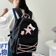 Japanese cute girl bag Niche self made fiv pointed star backpack ins college student schoolbag female high school backpack - V.I.P Digital Presence