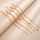 Love Beaded Punk Chain Foot Chain Set Hip Hop Personalized Snake Bone Chain Foot - V.I.P Digital Presence