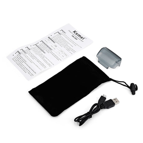 KM -2024 New USB Charging Reciprocating Double Mesh Razor Gold and Silver Knife Mesh Full Body Water Wash - V.I.P Digital Presence