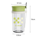 Glass oatmeal breakfast cup home milk cup with spoon bowl water cup with coffee cup - V.I.P Digital Presence