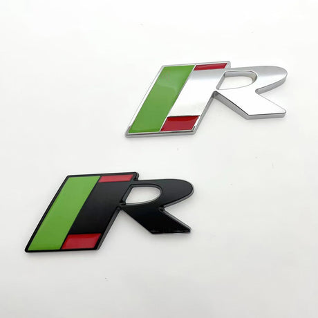 The Jaguar R badge is suitable for Jaguar XF modification, XKR badge, XJL rear tailgate badge, metal sticker, R-shaped badge - V.I.P Digital Presence