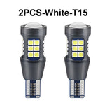 NLpearl 2x Signal Lamp W16W LED T15 921 912 Bulb Super Bright 3030 27SMD T15 Led Canbus Auto Backup Reserve Lights Tail Lamp 12V - V.I.P Digital Presence