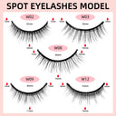 A Pair Of Glue-Free Self-Adhesive Eyelashes Reusable Double Glue Strips Natural Slender Cross Simulation False Eyelashes - V.I.P Digital Presence