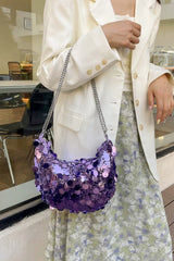 Sequin Chain Crossbody Bag - V.I.P Digital Presence