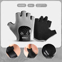 Guantes de yoga fitness con medio dedo, resistentes al desgaste y anti-capullo, con protección contra rozaduras de hierro.