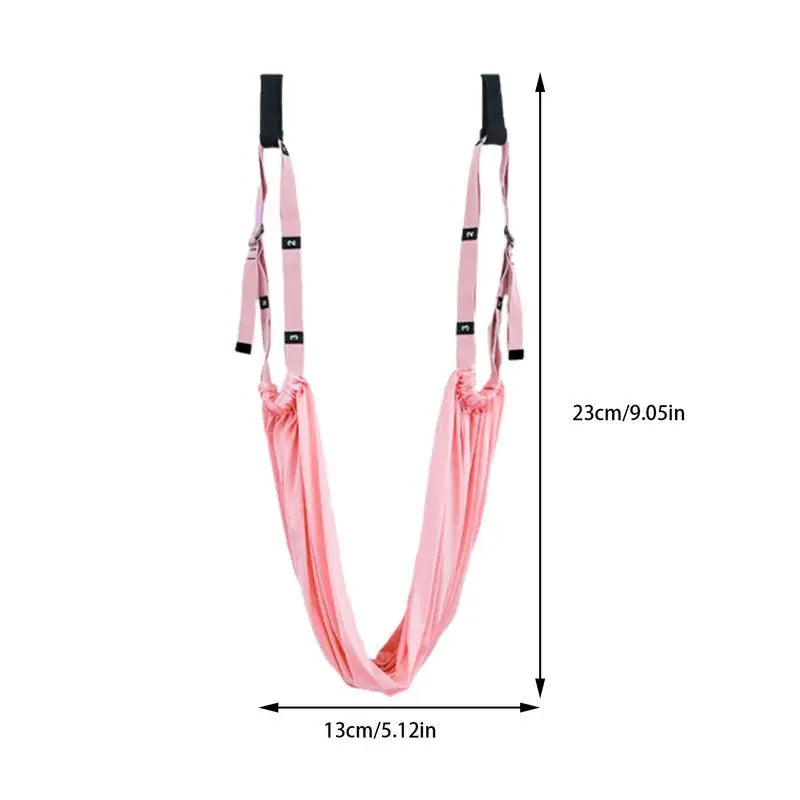 Adjustable Aerial Yoga Strap Elastic Stretch Door Hanging Yoga Belts Hammock Swing Aerial Yoga Rope Fitness Device For Women - V.I.P Digital Presence