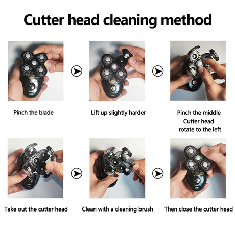 Multifunctional Grooming kit Electric Shaver Wet Dry For Men Electric Razor Rechargeable Bald Head Shaving Machine Beard Trimmer - V.I.P Digital Presence
