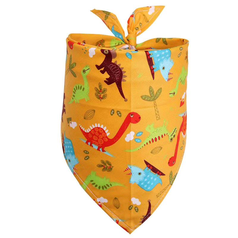 Pet Accessories Summer Pet Drool Towel Fruit Style Pet Scarf Pure Cotton Dog Triangle Scarf - V.I.P Digital Presence